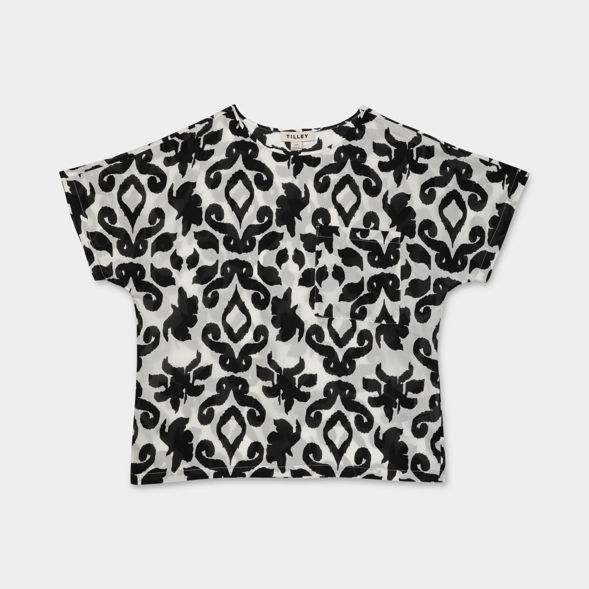 Slouchy Silk Tee - Image 7
