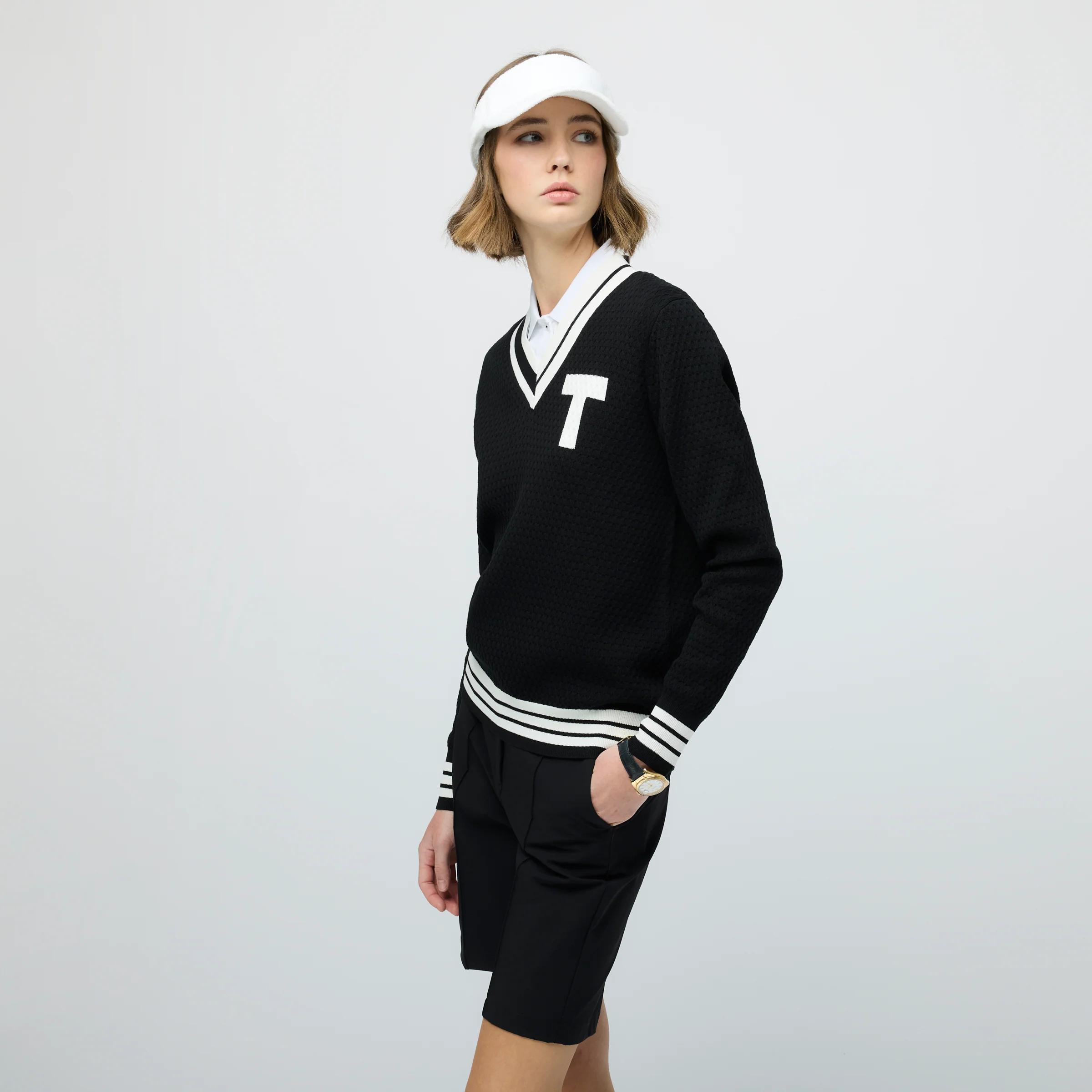 Sport V Neck Sweater - Image 5
