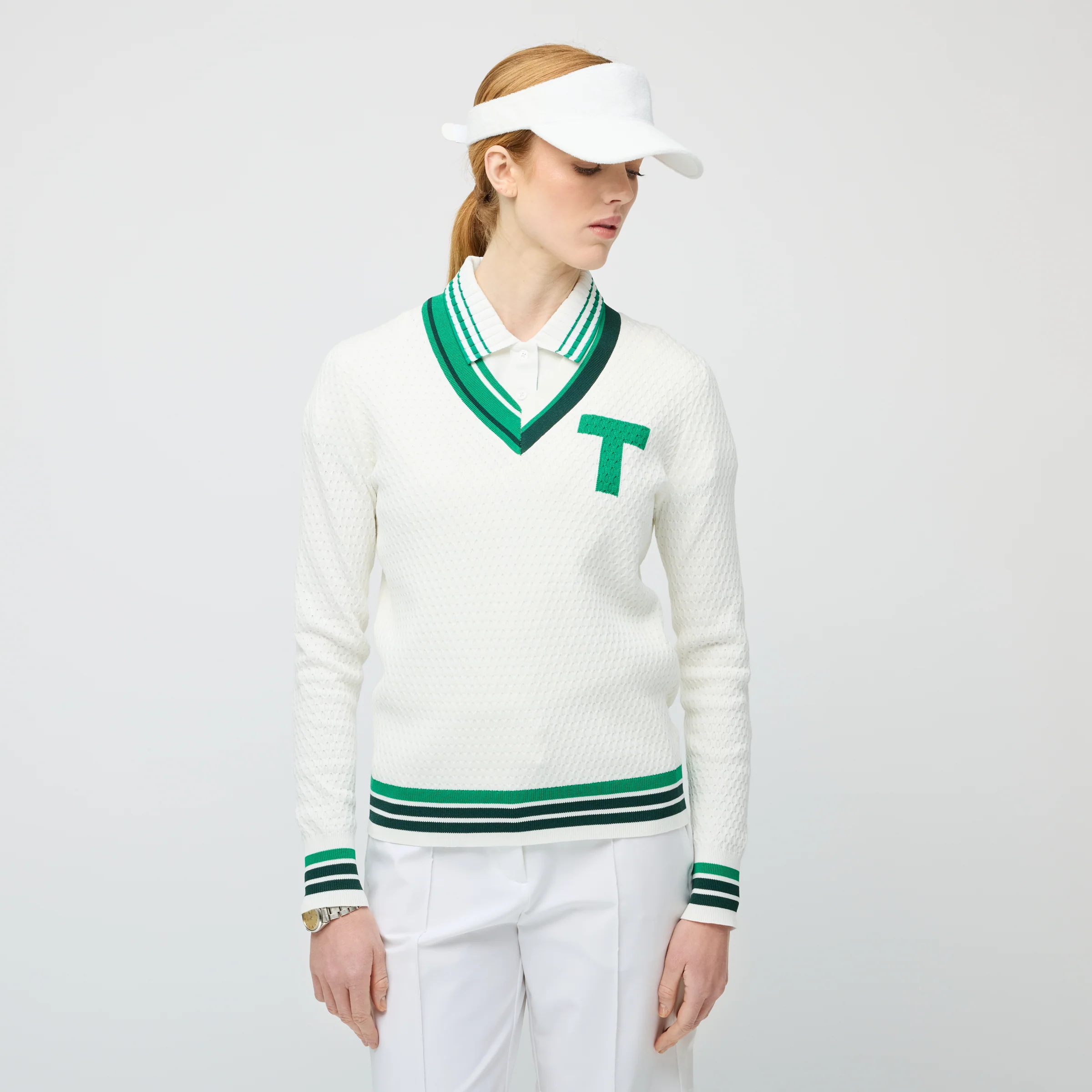 Sport V Neck Sweater - Image 3