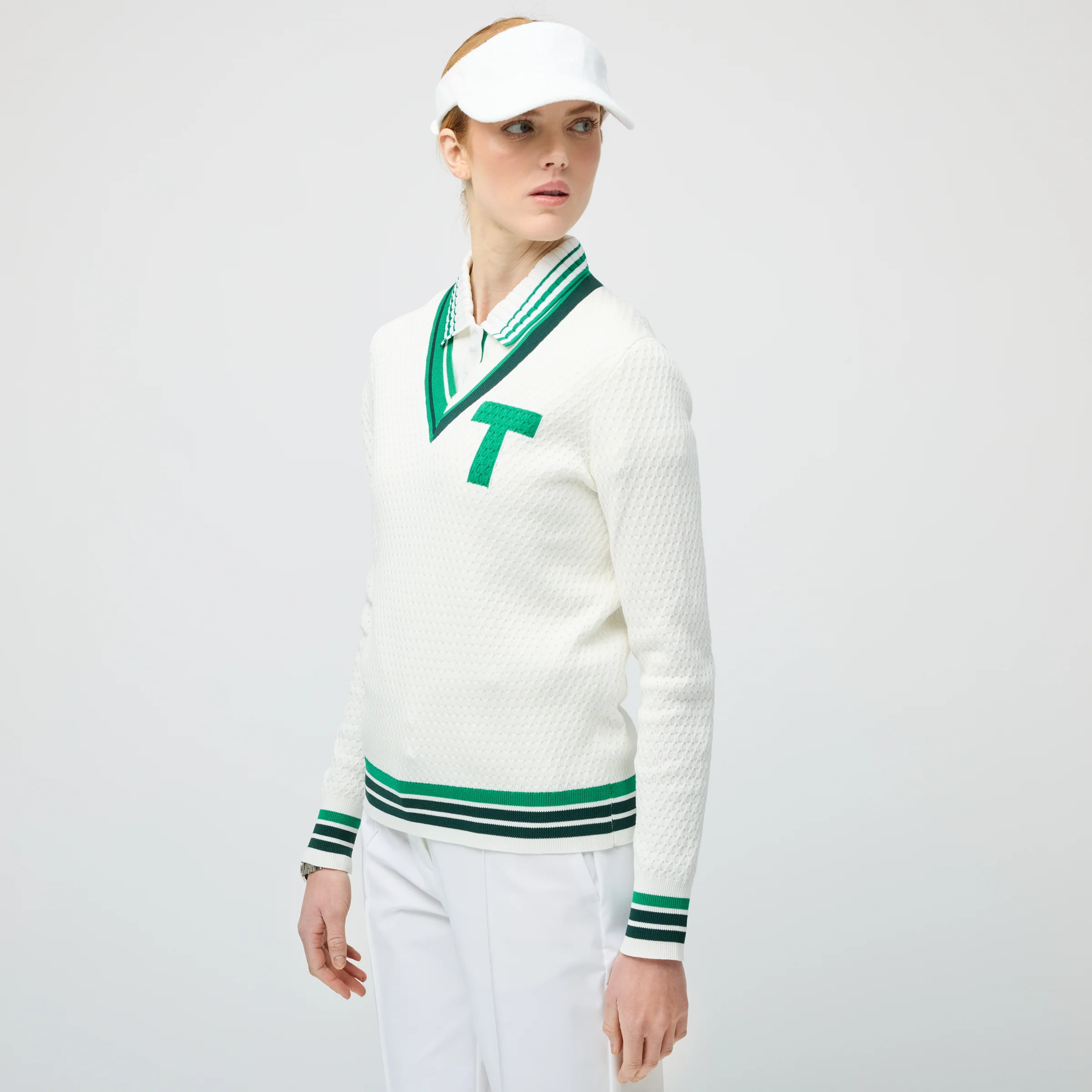 Sport V Neck Sweater - Image 4