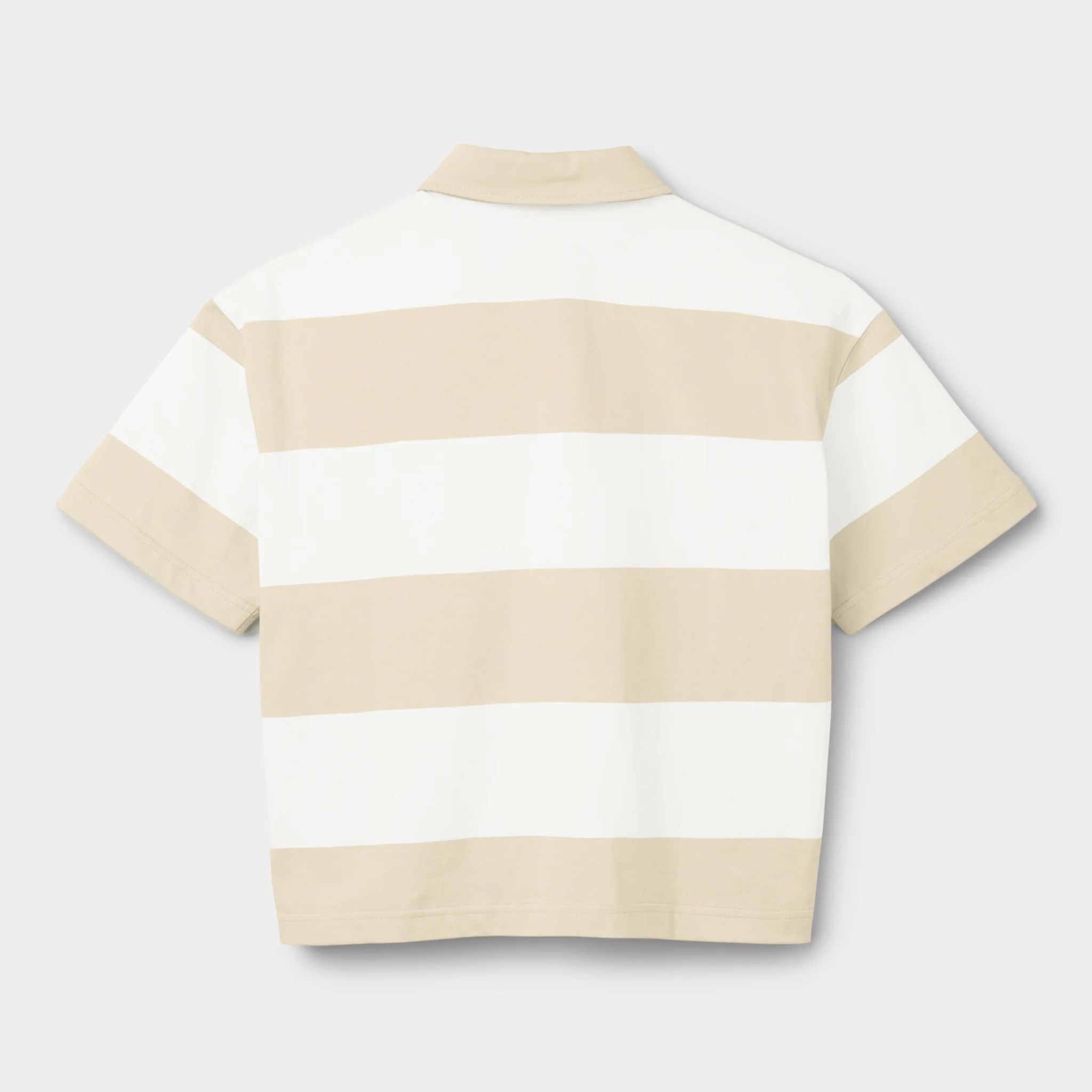 Stripe Marine Cropped Polo - Image 20